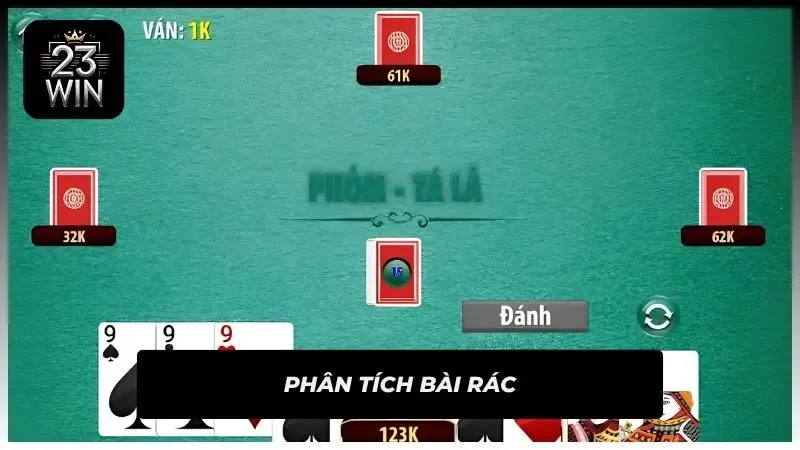 Cách chơi phỏm với các chiến lược phân tích rác