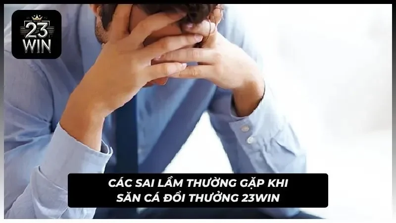 Sai lầm phổ biến khi săn cá